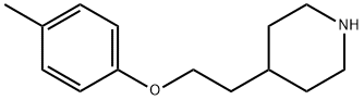 4-[2-(4-METHYLPHENOXY)ETHYL]PIPERIDINE Struktur