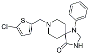 8-[(5-CHLORO-2-THIENYL)METHYL]-1-PHENYL-1,3,8-TRIAZASPIRO[4.5]DECAN-4-ONE Struktur