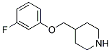 4-[(3-FLUOROPHENOXY)METHYL]PIPERIDINE Struktur