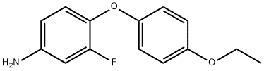 4-(4-ETHOXYPHENOXY)-3-FLUOROANILINE Struktur