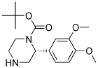 (R)-2-(3,4-DIMETHOXY-PHENYL)-PIPERAZINE-1-CARBOXYLIC ACID TERT-BUTYL ESTER Struktur