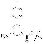 TERT-BUTYL 3-AMINO-5-P-TOLYLPIPERIDINE-1-CARBOXYLATE Struktur