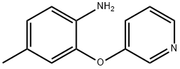 4-METHYL-2-(3-PYRIDINYLOXY)ANILINE Struktur