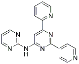 N-(6-PYRIDIN-2-YL-2-PYRIDIN-4-YLPYRIMIDIN-4-YL)PYRIMIDIN-2-AMINE Struktur