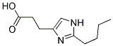 3-(2-BUTYL-1H-IMIDAZOL-4-YL)-PROPIONIC ACID Struktur