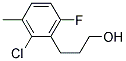 3-(2-CHLORO-6-FLUORO-3-METHYL-PHENYL)-PROPAN-1-OL Struktur