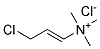 Chloropropenyl trimethyl ammonium chloride Struktur
