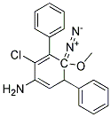 4-methoxy diphenyl amino-4-diazobenzene chloride Struktur