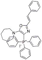 (2-STYRYL-5-AZEPAN-1-YL-1,3-OXAZOL-4-YL)(TRIPHENYL)PHOSPHONIUM IODIDE, TECH Struktur