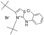 3,4-DI(TERT-BUTYL)-2-(2-CHLOROANILINO)-1,3-THIAZOL-3-IUM BROMIDE, TECH Struktur