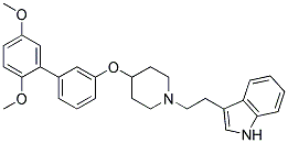 3-(2-(4-[(2',5'-DIMETHOXYBIPHENYL-3-YL)OXY]PIPERIDIN-1-YL)ETHYL)-1H-INDOLE Struktur