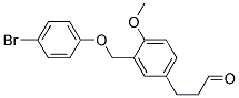 3-[3-(4-BROMO-PHENOXYMETHYL)-4-METHOXY-PHENYL]-PROPIONALDEHYDE Struktur