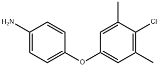 4-(4-CHLORO-3,5-DIMETHYLPHENOXY)ANILINE Struktur