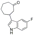 3-(5-FLUORO-1H-INDOL-3-YL)-CYCLOHEPTANONE Struktur