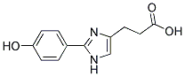 3-[2-(4-HYDROXYPHENYL)IMIDAZOL-4-YL]PROPIONIC ACID Struktur