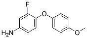 3-FLUORO-4-(4-METHOXYPHENOXY)PHENYLAMINE Struktur