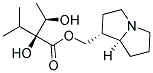 (2S,3R)-2,3-DIHYDROXY-2-ISOPROPYL-BUTYRIC ACID (1R,7AS)-1-(HEXAHYDRO-PYRROLIZIN-1-YL)METHYL ESTER Struktur