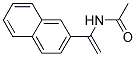 N-(1-NAPHTHALEN-2-YL-VINYL)-ACETAMIDE Struktur