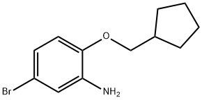 5-BROMO-2-(CYCLOPENTYLMETHOXY)ANILINE Struktur