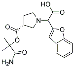 2-((R)-3-(TERTBUTOXYCARBONYL)AMIDOPYRROLIDIN-1-YL)-2-(BENZOFURAN-2-YL)ACETIC ACID Struktur