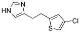 4-[2-(4-CHLORO-THIOPHEN-2-YL)-ETHYL]-1H-IMIDAZOLE Struktur