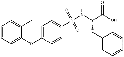 N-([4-(2-METHYLPHENOXY)PHENYL]SULFONYL)PHENYLALANINE Struktur