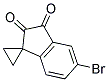 5-BROMO-1,1-(ETHYLENEDIOXO)-INDANE Struktur