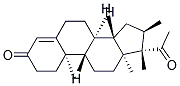 (8R,9S,10R,13S,14S,16R,17S)-17-ACETYL-10,13,16,17-TETRAMETHYL-1,2,6,7,8,9,10,11,12,13,14,15,16,17-TETRADECAHYDRO-CYCLOPENTA[A]PHENANTHREN-3-ONE Struktur