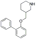 3-[([1,1'-BIPHENYL]-2-YLOXY)METHYL]PIPERIDINE Struktur