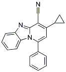 3-CYCLOPROPYL-1-PHENYLPYRIDO[1,2-A]BENZIMIDAZOLE-4-CARBONITRILE Struktur