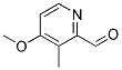 4-METHOXY-3-METHYL-PYRIDINE-2-CARBALDEHYDE Struktur