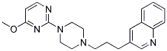 3-(3-[4-(4-METHOXYPYRIMIDIN-2-YL)PIPERAZIN-1-YL]PROPYL)QUINOLINE Struktur