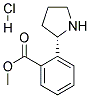 (S)-METHYL 2-(PYRROLIDIN-2-YL)BENZOATE HYDROCHLORIDE Struktur