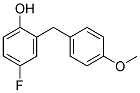 4-FLUORO-2-(4-METHOXYBENZYL)PHENOL Struktur