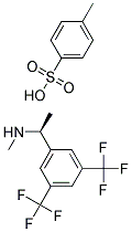 (S)-N-METHYL-1-[3,5-BIS(TRIFLUOROMETHYL)PHENYL]ETHYLAMINE TOSYLATE Struktur