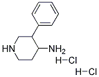 3-PHENYLPIPERIDIN-4-AMINE DIHYDROCHLORIDE Struktur