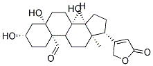 (3S,5S,8R,10S,13R,14S,17R)-3,5,14-TRIHYDROXY-13-METHYL-17-(5-OXO-2,5-DIHYDRO-FURAN-3-YL)-HEXADECAHYDRO-CYCLOPENTA[A]PHENANTHRENE-10-CARBALDEHYDE Struktur