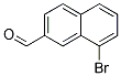 8-BROMONAPHTHALENE-2-CARBALDEHYDE Struktur