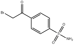 4-(2-BROMO-ACETYL)-BENZENESULFONAMIDE Struktur