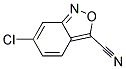 6-CHLOROBENZO[C]ISOXAZOLE-3-CARBONITRILE Struktur