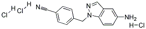 4-(5-AMINO-INDAZOL-1-YLMETHYL)-BENZONITRILE TRIHYDROCHLORIDE Struktur