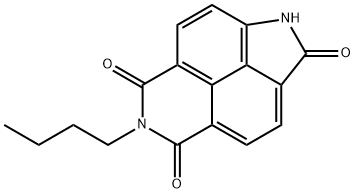 6-BUTYL-1H-INDOLO[5,4,3-DEF]ISOQUINOLINE-2,5,7(6H)-TRIONE Struktur