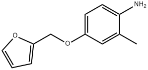 4-(2-FURYLMETHOXY)-2-METHYLANILINE Struktur