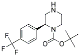 (S)-2-(4-TRIFLUOROMETHYL-PHENYL)-PIPERAZINE-1-CARBOXYLIC ACID TERT-BUTYL ESTER Struktur