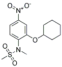 N-(2-CYCLOHEXYLOXY-4-NITRO-PHENYL)-N-METHYL-METHANESULFONAMIDE Struktur