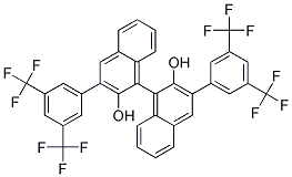 (R)-(+)-3,3'-BIS(3,5-BIS(TRIFLUOROMETHYL)PHENYL)-1,1'-BI-2-NAPHTHOL Struktur