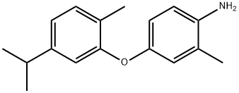 4-(5-ISOPROPYL-2-METHYLPHENOXY)-2-METHYLANILINE Struktur