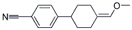 4-(4-METHOXYMETHYLENE CYCLOHEXYL)-BENZONITRILE Struktur