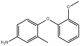 4-(2-METHOXYPHENOXY)-3-METHYLANILINE Struktur