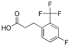 3-[4-FLUORO-2-(TRIFLUOROMETHYL)PHENYL]PROPIONIC ACID Struktur